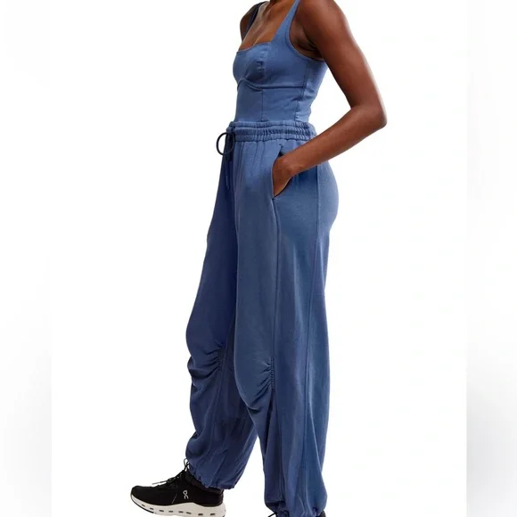 FREE PEOPLE - FP Movement inbound onesie midnight navy XS - Picture 6 of 12